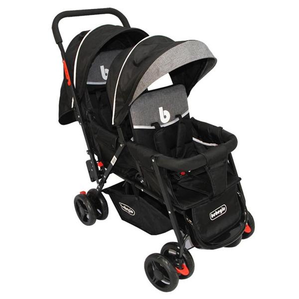 Coche Doble Duo Prix Bebeglo Negro