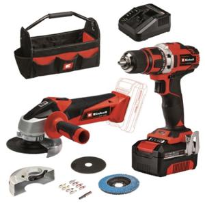 Taladro + Esmeril Inalámbrico 18V Bat 4Ah Cargador y Bolso Einhell