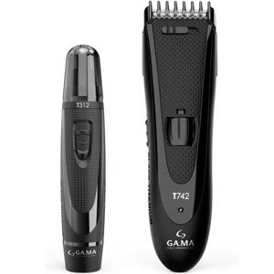 Pack Cortapelo + Trimmer T744 Black Titanium USB Gama