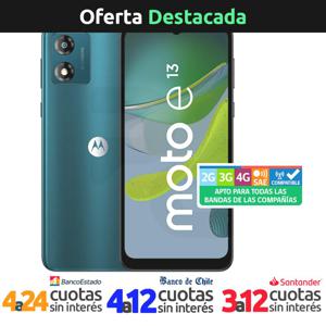 Smartphone Moto E13 64GB/2GB Verde Liberado