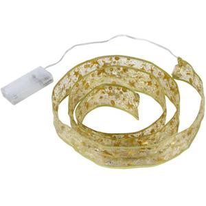 Cinta 10 Luces LED 120 Cm Dorado Cotidiana
