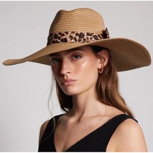 Sombrero Raffia Con Cinta Decorativa Alaniz