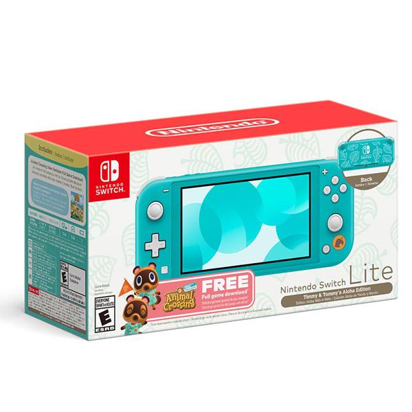 Consola Nintendo Switch Lite Turquesa + Juego Animal Crossing