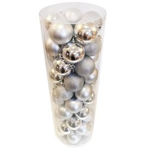 Esfera Navidad 6 Cm Plateado 50 Unidades Cotidiana