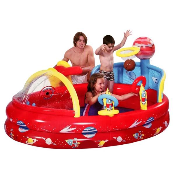 Juego Inflable Acuatico Spaceship Play Pool