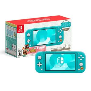 Nintendo Switch Lite Turquesa incluye Juego Animal Crossing Digital
