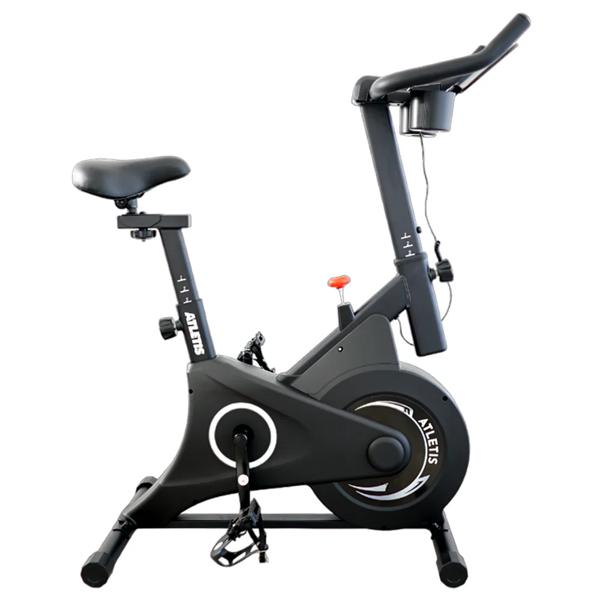 Bicicleta Spinning Atletis L100 Volante De Inercia 6kg Gris