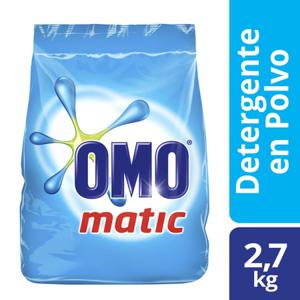 Detergente Polvo Omo Matic Bolsa 2.7 kg