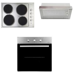 Kit Empotrado Campana + Horno + Encimera 4 Quemadores FDV