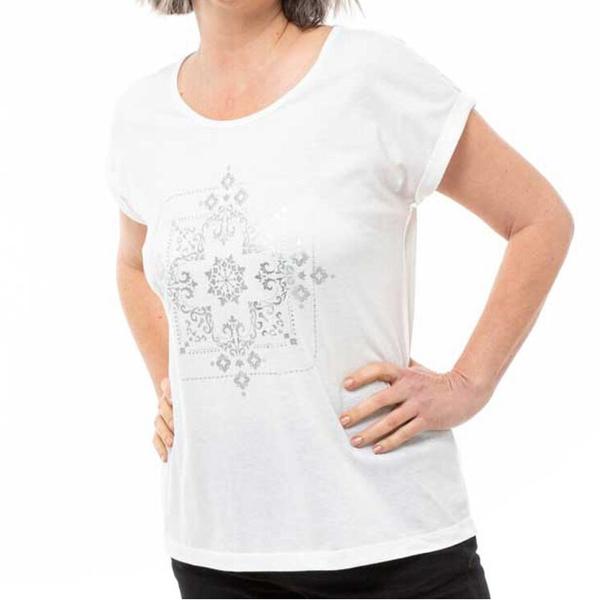 Polera Con Estampado Manga Corta Mujer Portman Club