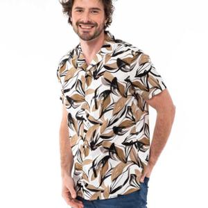 Camisa Estampada Manga Corta Hombre Zibel