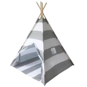 Carpa Tipi Zig-Zag Gris/Blanco Cotidiana