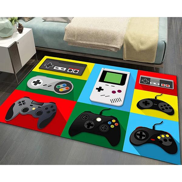 Alfombra Infantil Diseño Videojuegos Colores 160x230 Cm