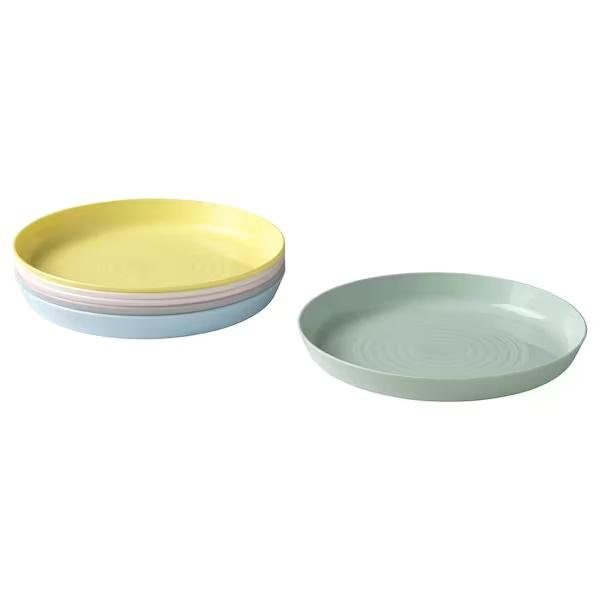 Platos Colores Variados Kalas 6 Unidades Ikea