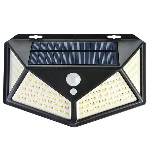 Foco Led Solar Sensor De Movimiento 100 Led
