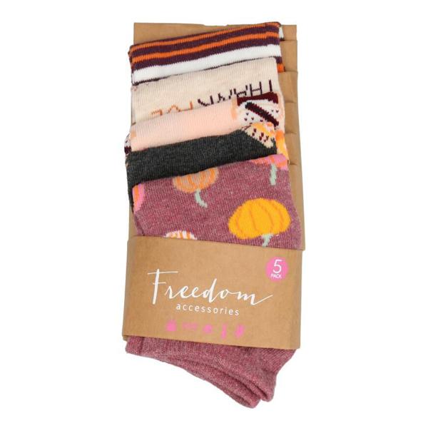 Pack 5 Pares Calcetines Mujer Freedom
