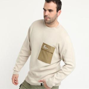 Sweater Cuello Redondo Crema Potros