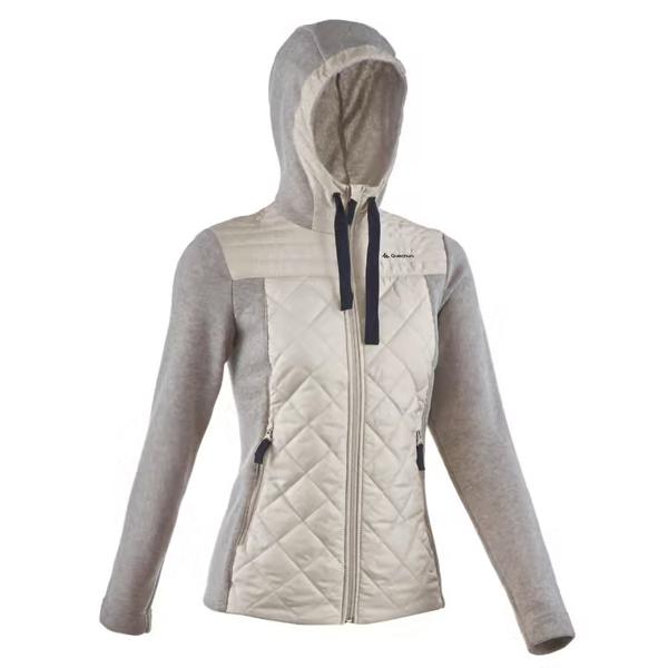 Chaqueta Senderismo Mujer Nh500 Beige Quechua