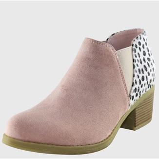 Botin Animal Print Rosado Danicolle