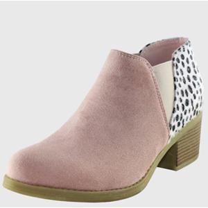 Botin Animal Print Rosado Danicolle