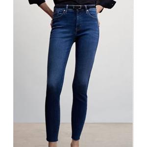 Jeans Skinny Tiro Medio Crop Isa Tallas 52 Y 54 Mujer Mango