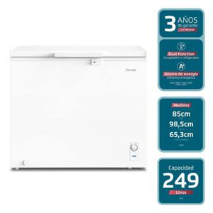 Congelador Horizontal Dual Z250D Blanco 249L Frío Directo Fensa