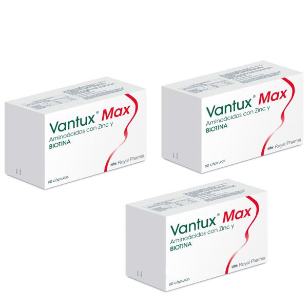 Pack X 3 Cajas De 60 Capsulas Vantux Max