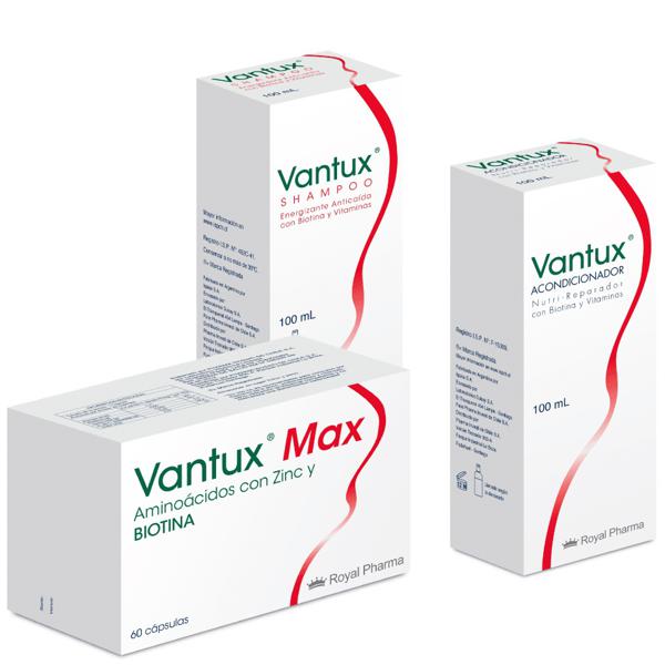 Pack Vantux Max, Shampoo Y Acondicionador: Máxima Fortaleza Y Vitalidad