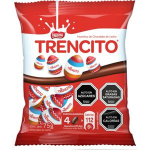 Huevitos De Pascua Chocolate De Leche, 75 g Trencito