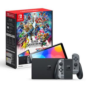 Nintendo Switch OLED + Super Smash Bros Ultimate Digital + 3 Meses Nintendo Online
