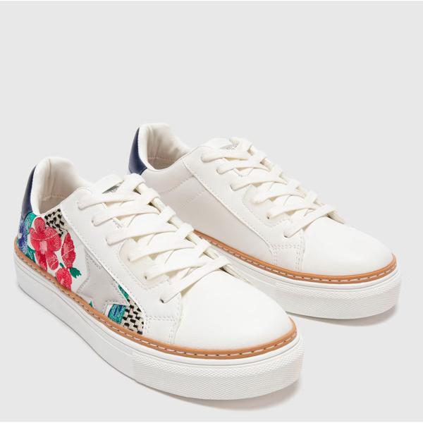 Zapatilla Urbana Mujer Blanco Basement