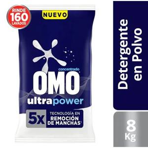Detergente Polvo Omo Matic Ultra Power Bolsa 8 kg