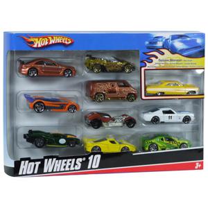 Autos Hot Wheels Paquete De 10, Producto Al Azar, Mattel