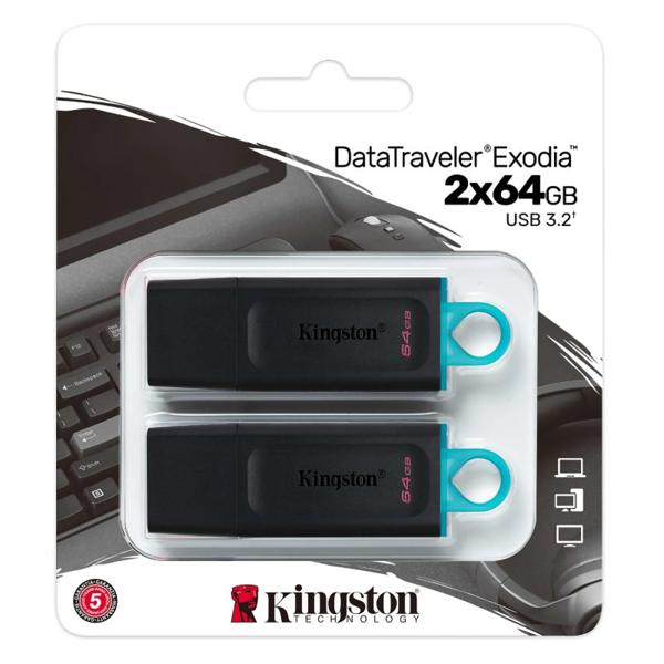 Pendrive Datatraveler Exodia 64 GB Kingston