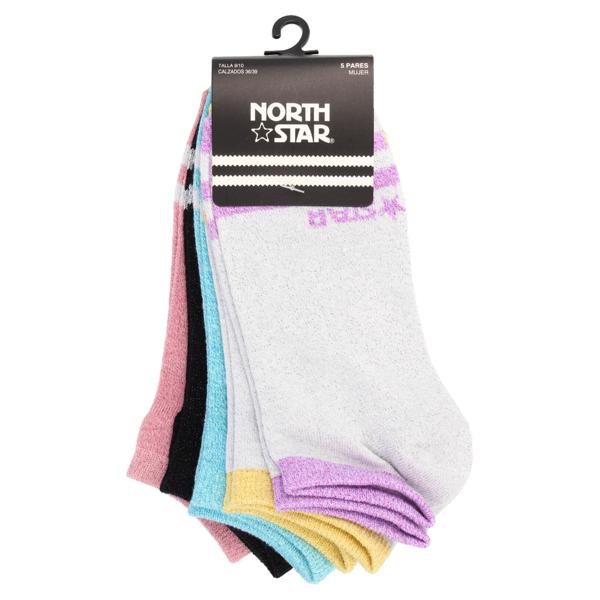 Calcetín Mujer 5 Pack Liner North Star