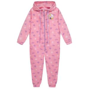 Pijama Niña Polar Entero Disney Princesa Blanco Princess