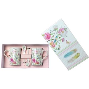 Set 2 Tazas Jardín Rosa Sarah Miller