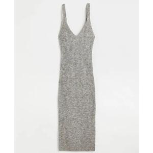 Vestido En Punto Acanalado H&M