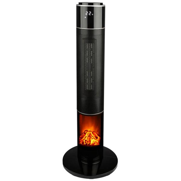 Estufa cerámica negro 2000W Klauben