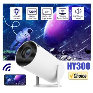 Proyector Portátil HY300, Android, Wifi, Para Smartphone, 720P Nativo, Soporta 4K