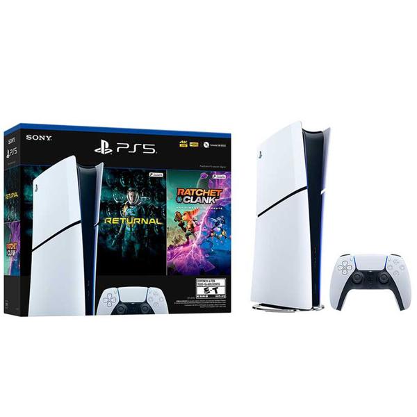 Consola Sony PlayStation 5 Slim Digital Con 2 Juegos + Control