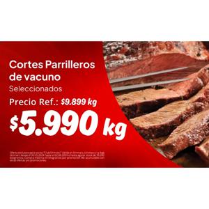 Cortes Parrilleros De Vacuno A $5.990 En Unimarc