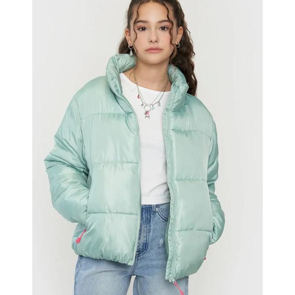 Parka Niña Teen Puffa Menta Corona