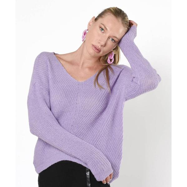 Sweater Mujer Cuello En V