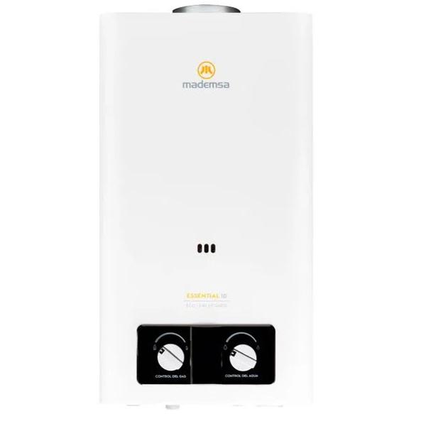 Calefont Tiro Natural 10 Litros Gas Licuado Essential Eco Mademsa
