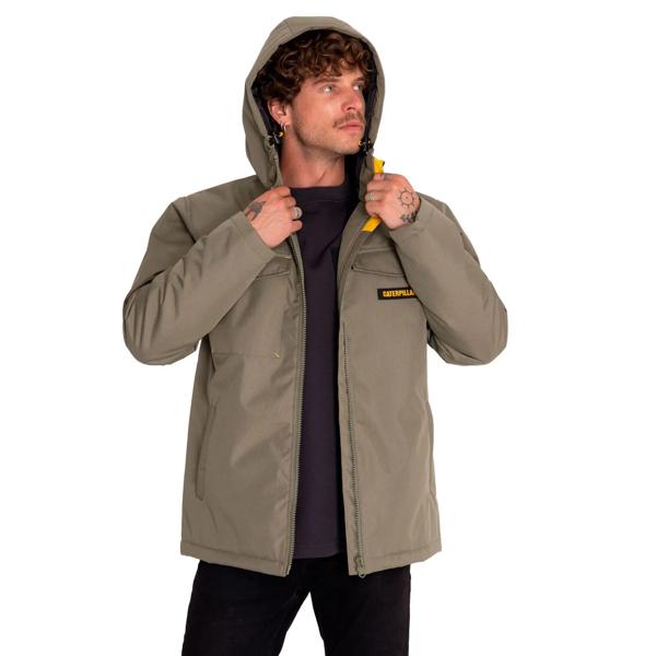 Chaqueta Casual Hombre Heavyweight Insulated Hooded Work Jacket Verde CAT