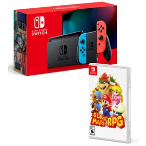 Consola Nintendo Switch Neon + Juego Mario RPG