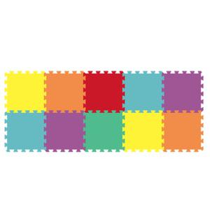 Alfombra Puzzle De Goma Eva 10 Piezas 30 X 30 Cm