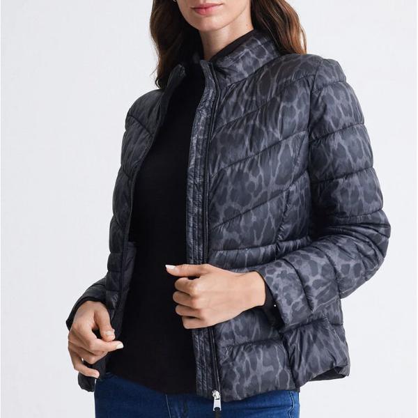 Parka Estampada Animal Print Evoque