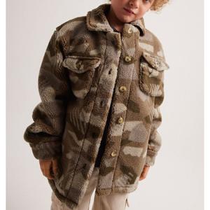 Polar Sherpa Estampada Con Bolsillos Tribu